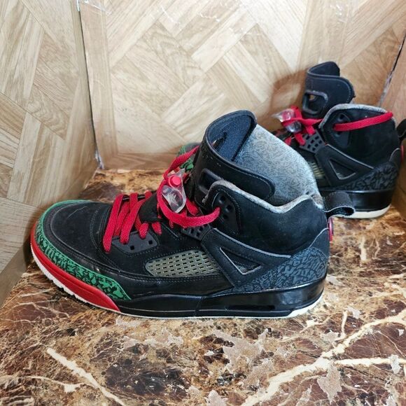 Jordan Spizike black Varsity red 315371-026 basketball shoes size 11.      364 main image 11